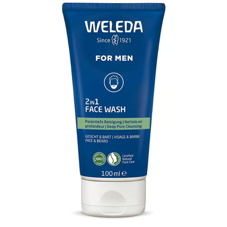 For Men 2 In 1 Face Wash Weleda 100ml 