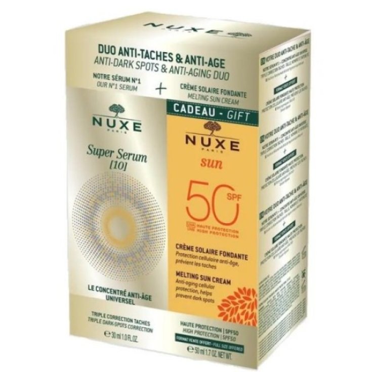 Kit Super Serum + Sun Crema Solare Viso Spf50 Nuxe 30+50ml