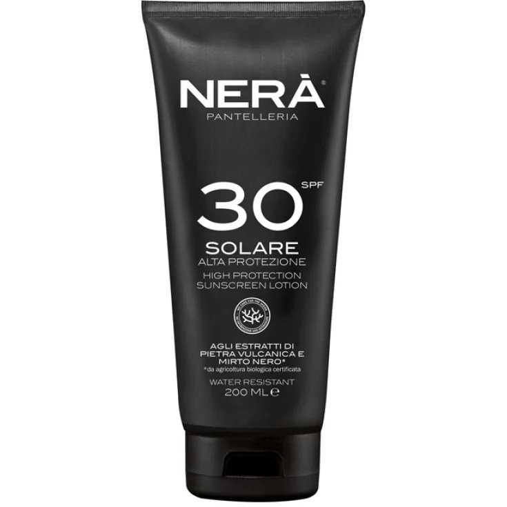 Crema Solare Spf 30 Protezione Alta NERA'® 200ml