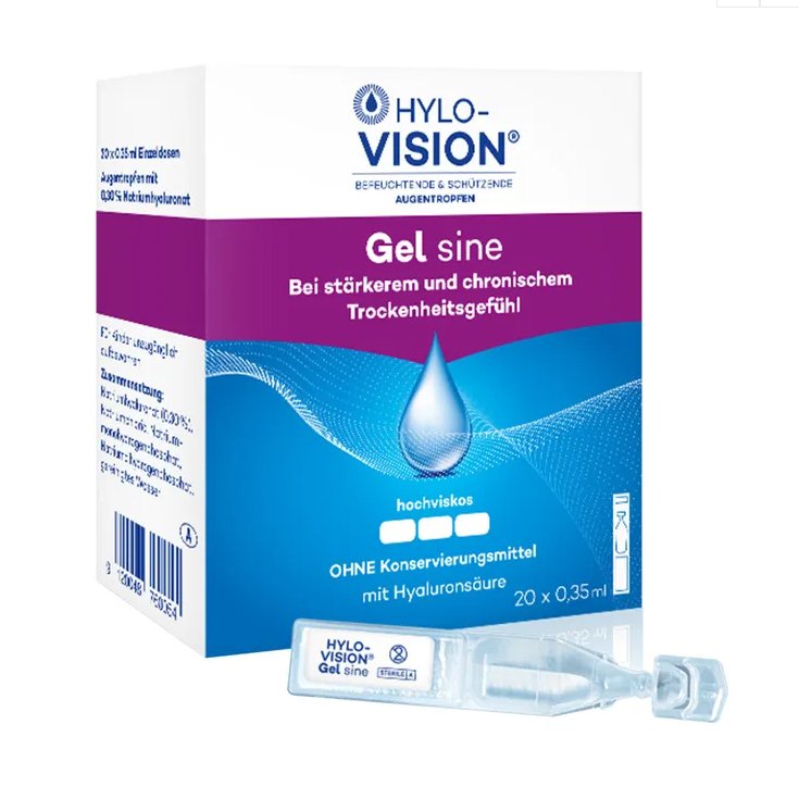 HYLO-VISION® Gel sine 20 Flaconcini