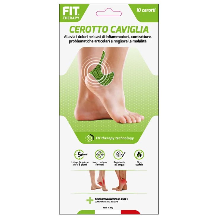 FIT THERAPY Cerotto Caviglia 10 Pezzi