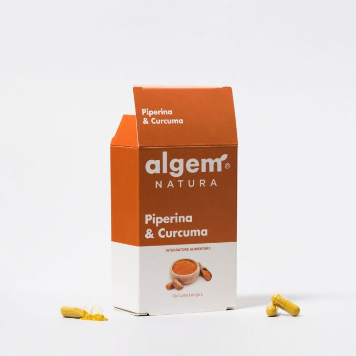 Piperina & Curcuma Algem Natura 60 Capsule