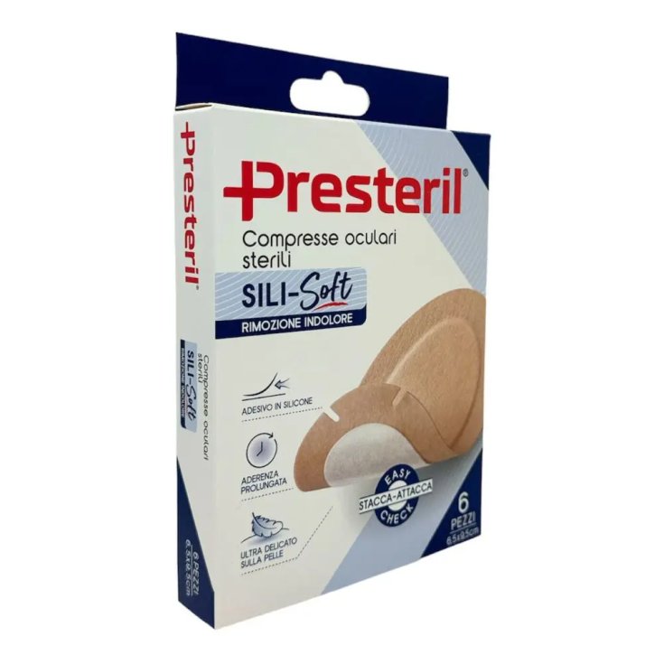 Sili-Soft Compressa Oculare presteril® 6 Pezzi