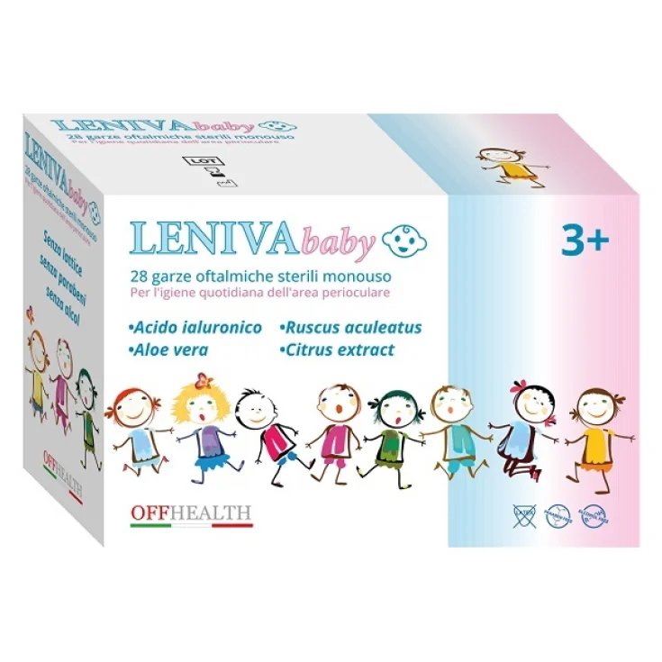 LENIVA baby Garze Oftalmiche OFFHEALTH 28 Pezzi