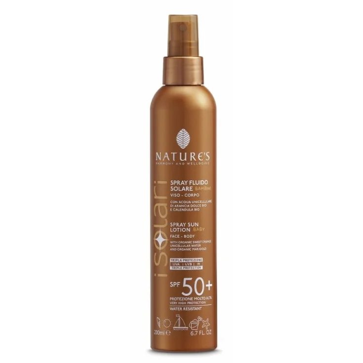 I SOLARI Spray Fluido Bambini SPF50+ Nature's 200ml