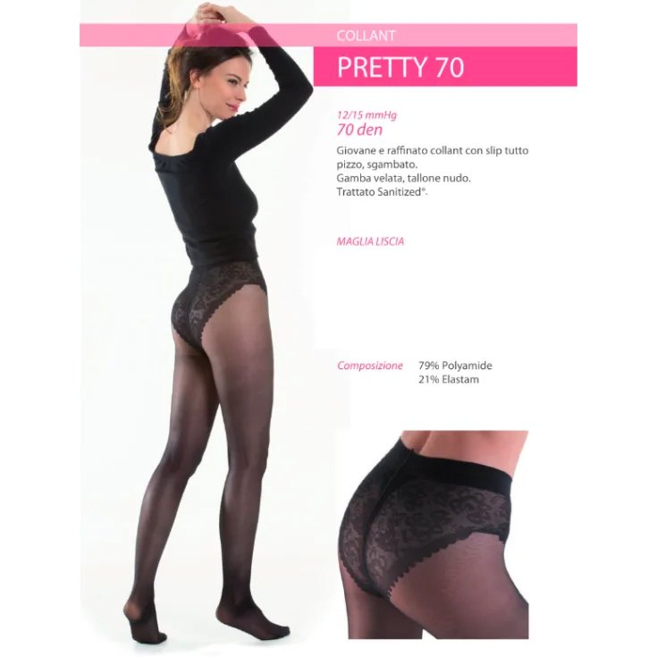 Collant Pretty 70 Nero Tg.5 Kàmila