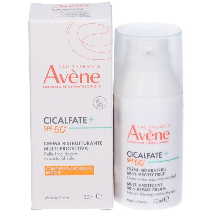 Avène Cicalfate+ Crema Ristrutturante Multi-protettiva Spf 50+ 30ml