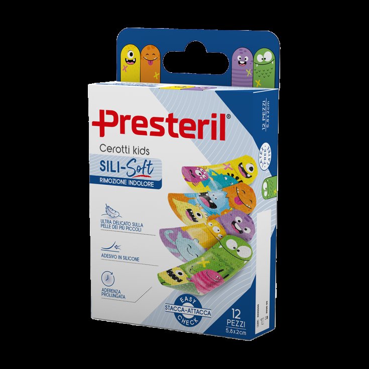 Sili-Soft Kids Cerotti Presteril 12 Pezzi