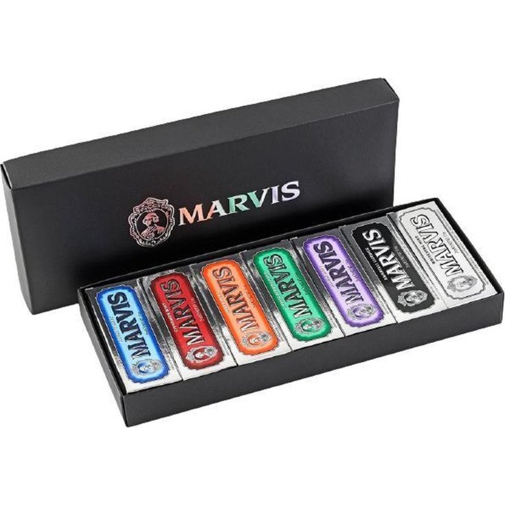 Dentifrici 7 Flavours Box Nero Marvis 1x6 Pezzi