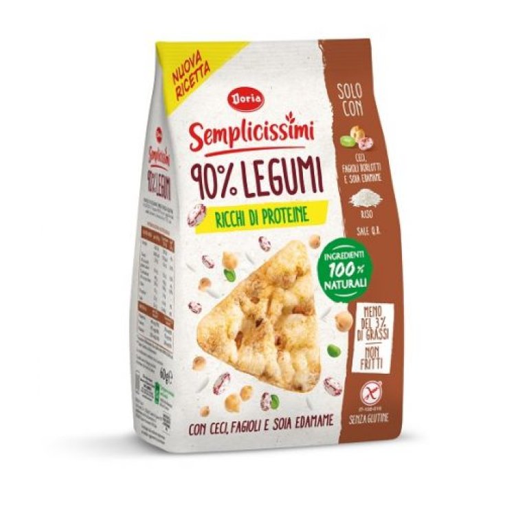 Semplicissimi Snack 90% Legumi Ceci Fagioli E Soia Doria 60g