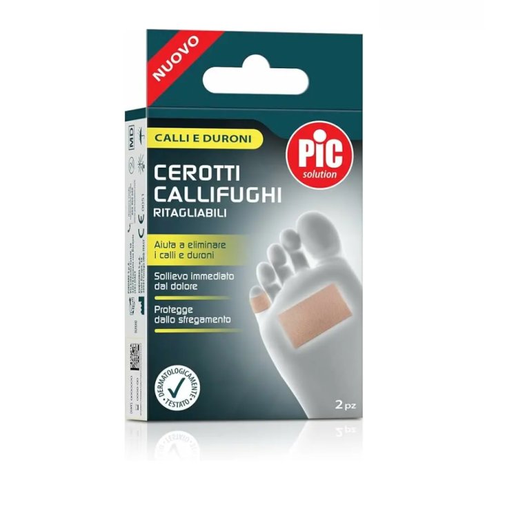 Cerotti Callifughi Ritagliabili 6x4cm con Acido Salicilico PIC 2 Pezzi