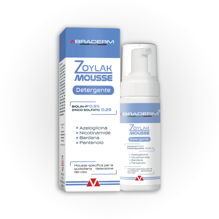 Zoylak Mousse Detergente Braderm 100ml