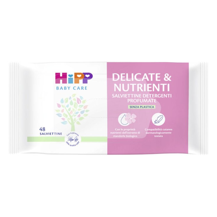 Salviettine Delicate & Nutrienti  Hipp Baby Care 48 Pezzi