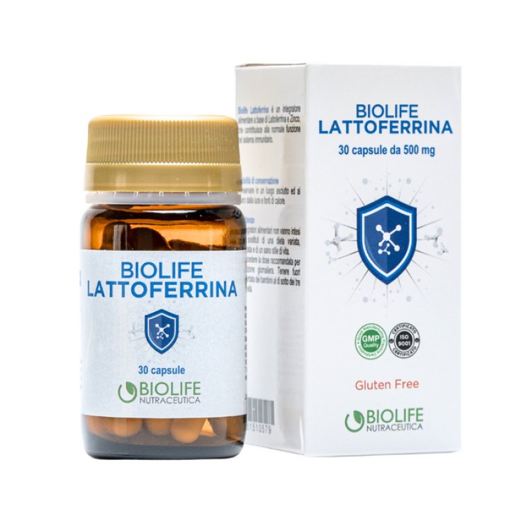 Biolife Lattoferrina Nutraceutica Biolife 30 Capsule Da 500mg