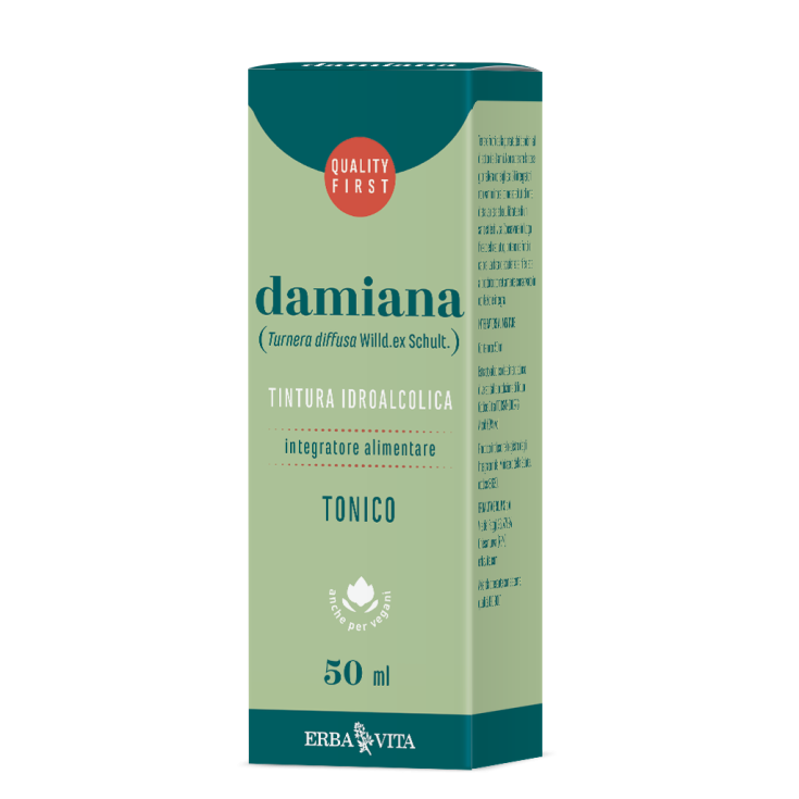 Damiana Foglie Tintura Idroalcolica Erba Vita 50ml