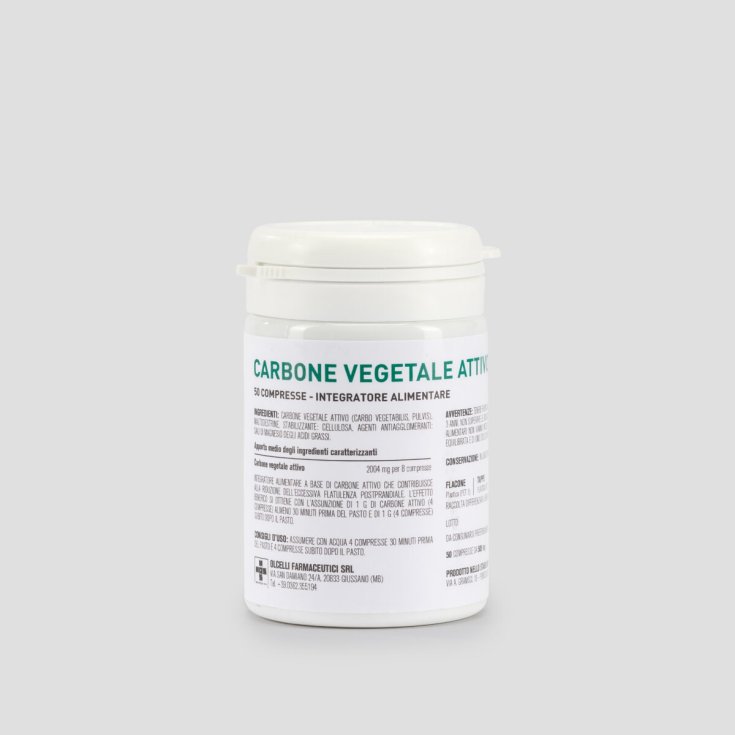 Carbone Vegetale Attivo Olcelli Farmaceutici 50 Compresse