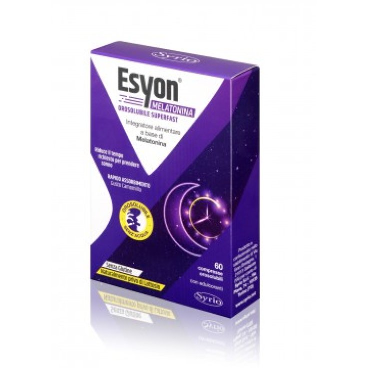 Esyon Melatonina Syrio 60 Compresse Orosolubili