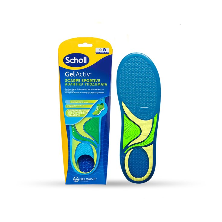 Solette In Gel Gelactiv® Scarpe Sportive Taglia L Scholl 1 Paio