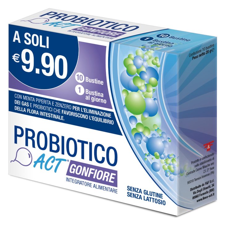 Probiotico Act Gonfiore Linea ACT 10 Bustine