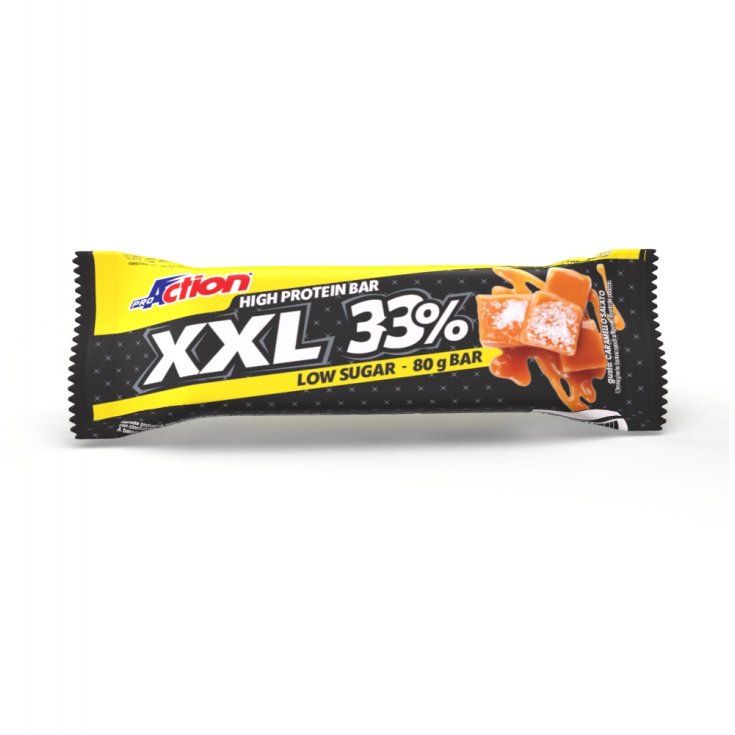 Protein Bar XXL 33% Caramello Salato PRO Action 80g