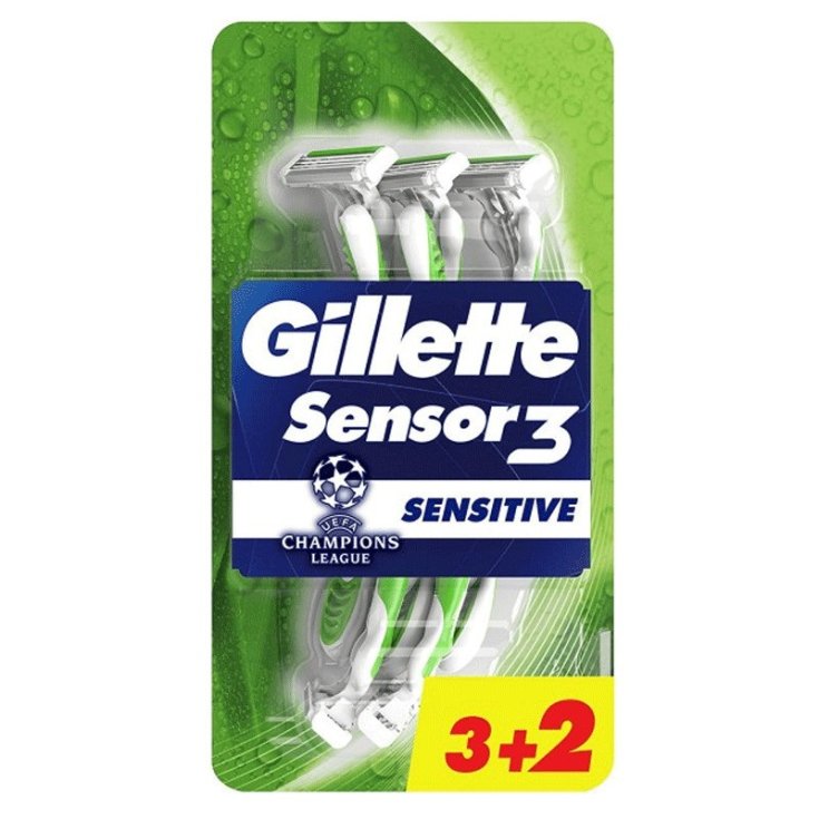 Rasoi Sensor3 Sensitive Gillette 3+2 Pezzi