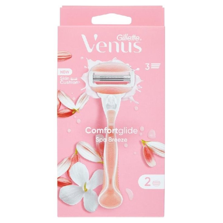 Rasoio Comfortglide Spa Breeze Venus Manico + 2 Lame