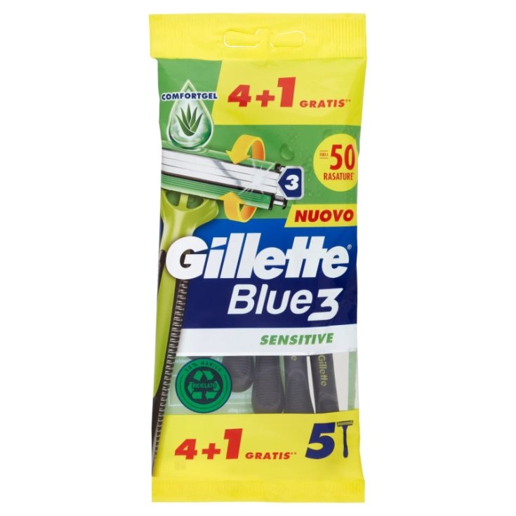 Gillette Blue3 Usa E Getta Sensitive 4+1 Pezzi