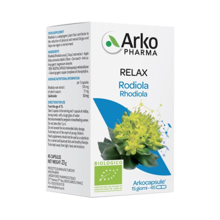 Relax Rodiola Arko Pharma 45 Capsule