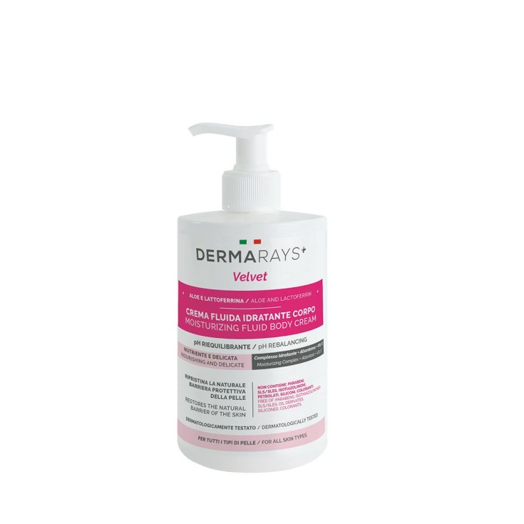 Velvet Crema Idratante Fluida Corpo DermaRays 500ml