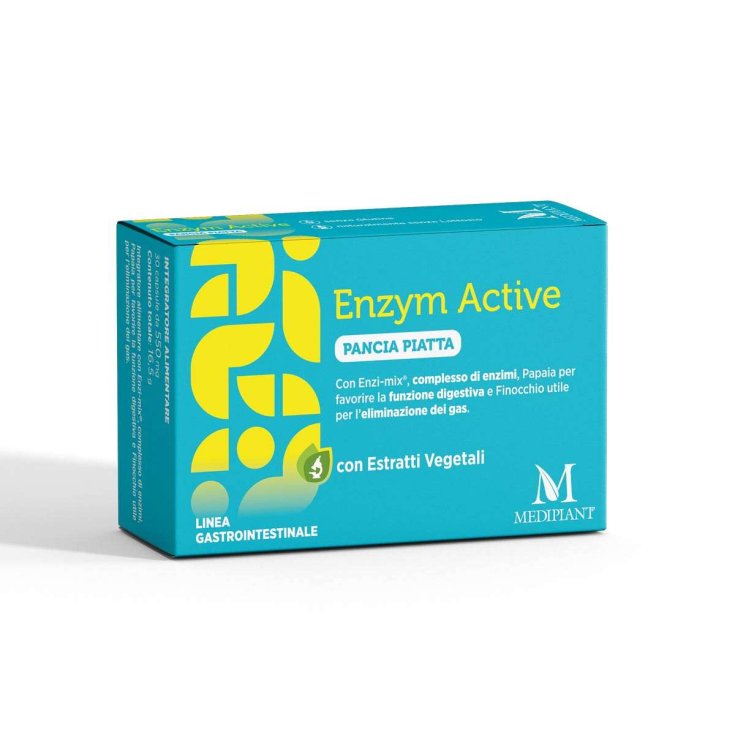 Enzym Active Pancia Piatta Mediplant 30 Capsule