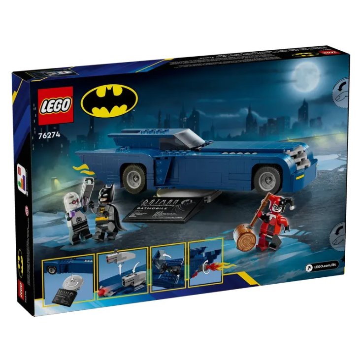 Batman con Batmobile vs. Harley Quinn e Mr. Freeze LEGO