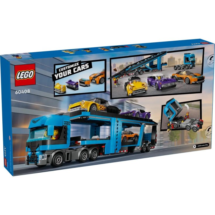 Camion Trasportatore con Auto Sportive LEGO