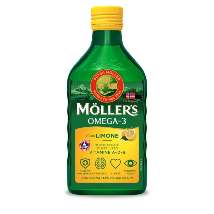 Omega 3 Olio di Fegato di Merluzzo Möller’s 250ml