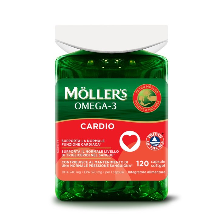 Omega 3 Cardio Möller’s 120 Capsule Softgel