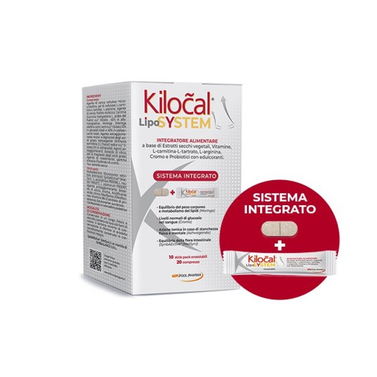 Kilocal Lypo SYSTEM 20 Compresse + 10 Stick Pack Orosolubili