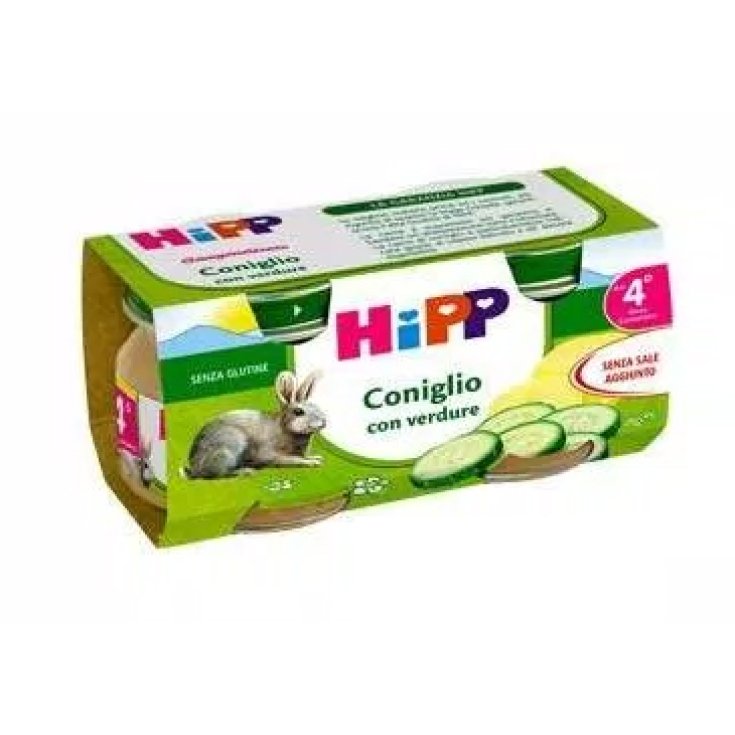 Omogeneizzato Coniglio Con Verdure Hipp 2x80g