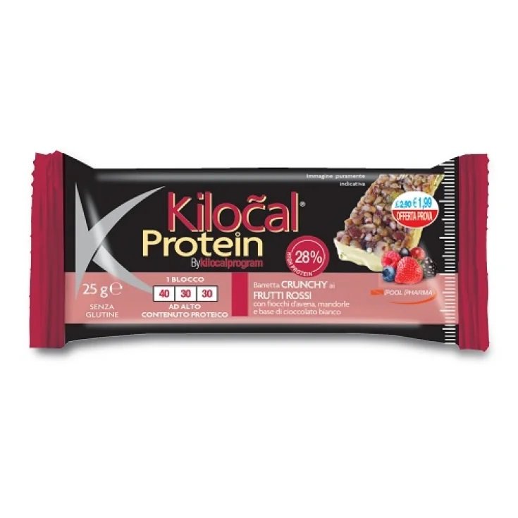 Protein Bar 28% Frutti Rossi Kilocal 25g