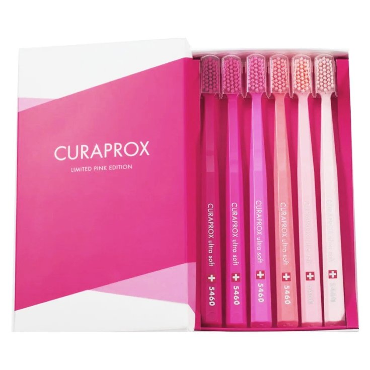 Toothbrush Pink Edition Curaprox 6 Pezzi