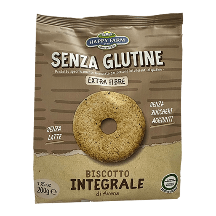 Biscotto Integrale di Avena Happy Farm® 200g