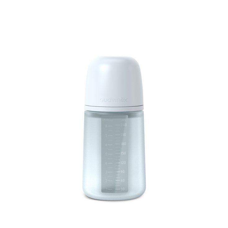 Color Essence Biberon Silicone 240ml Azzurro Suavinex