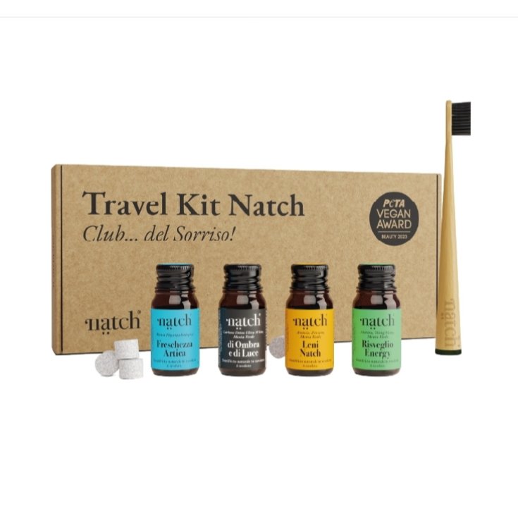 Travel Kit Natch&reg; 4 Minidosi + Spazzolino