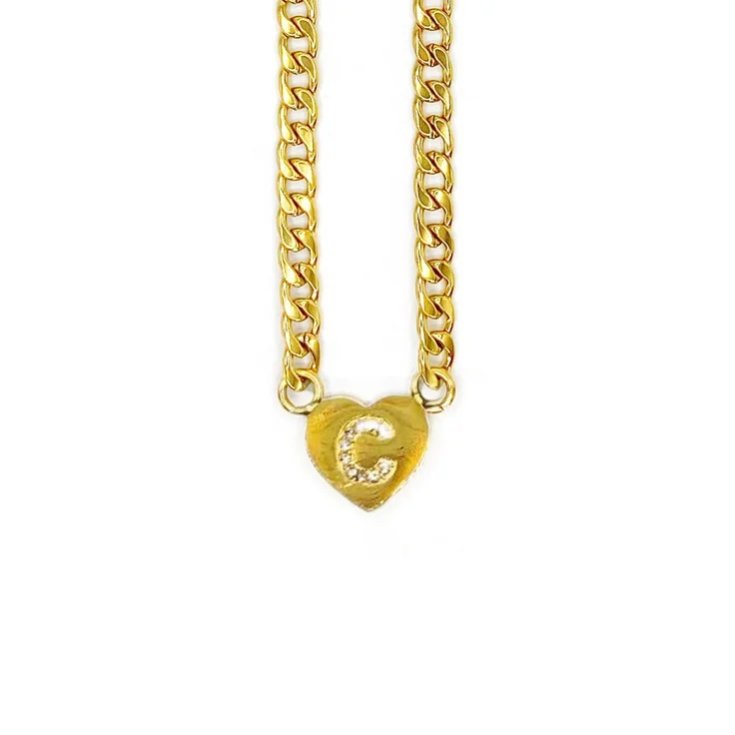 Collana Lettera C Oro Linea ABC MyLovly