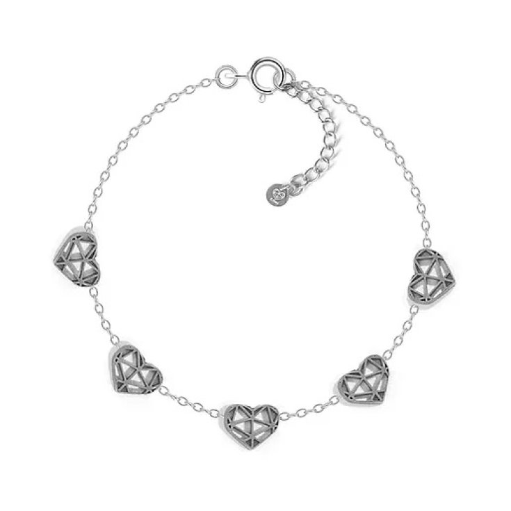 Bracciale Cuori Argento Collezione Sisters MyLovly