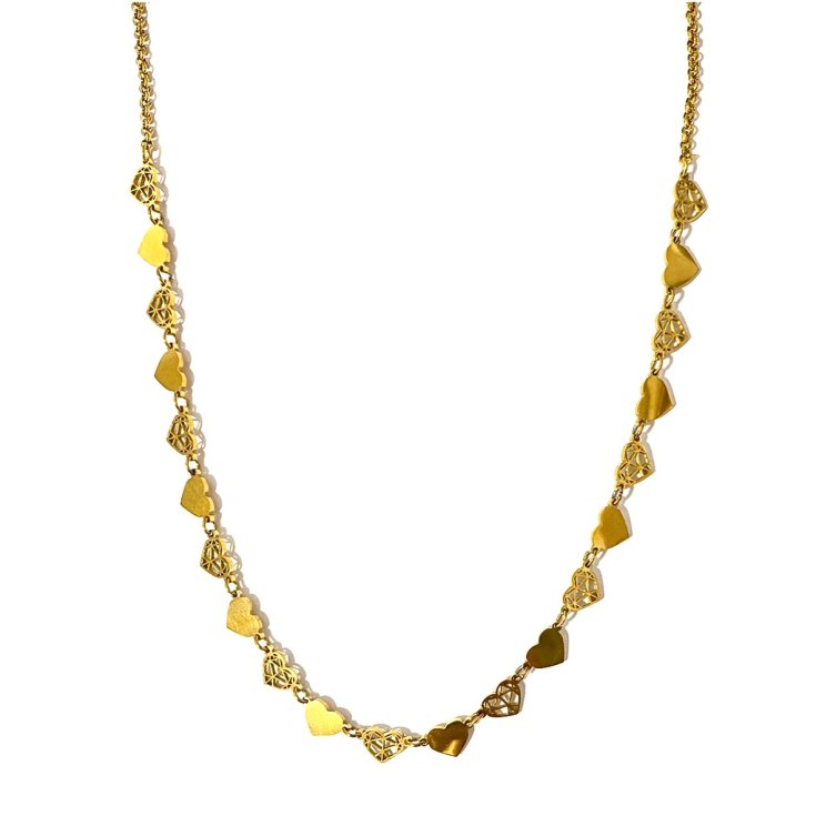 Collana Cuori Oro MyLovly