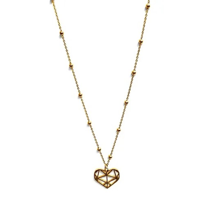 Collana Lunga Cuore Oro Collezione Sisters MyLovly