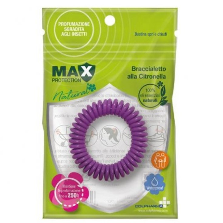 Braccialetto alla Citronella a Spirale Max Protection