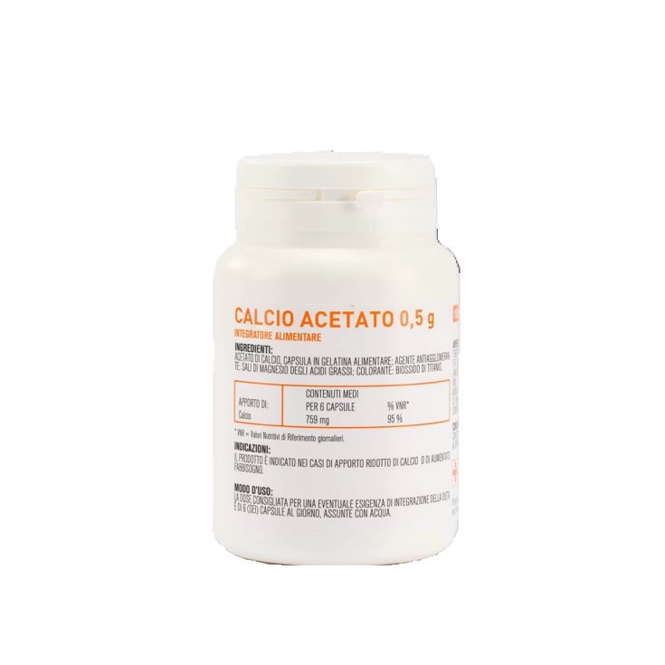 Calcio Acetato 0,5g 100 Capsule