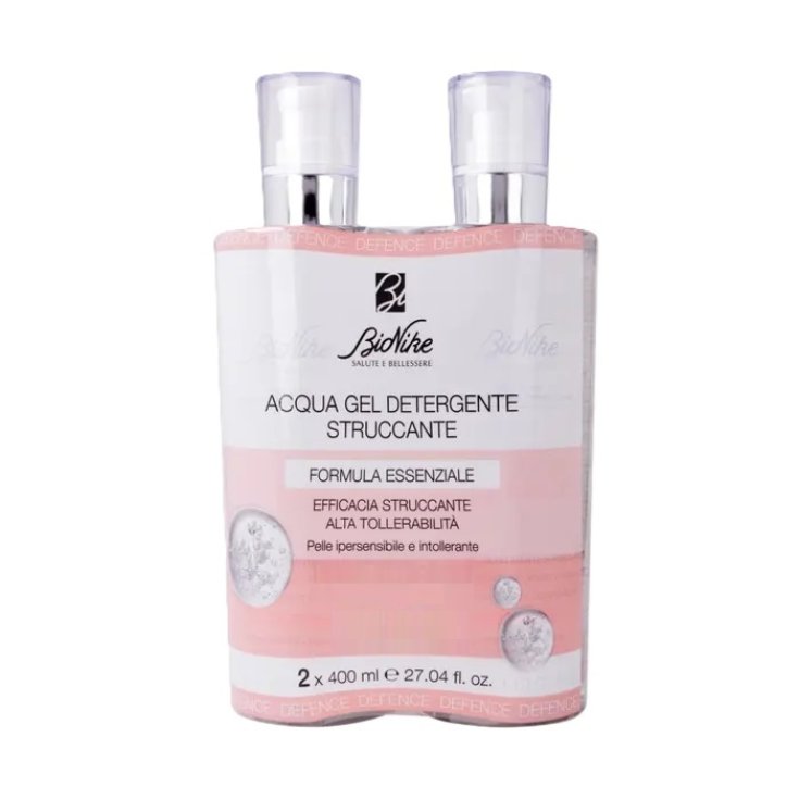 Acqua Gel Detergente Struccante Defence BioNike 2x400ml