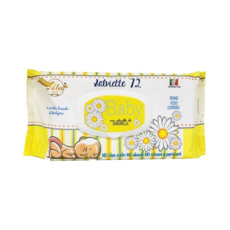 Salviette Baby Fragranza Camomilla 72 Pezzi