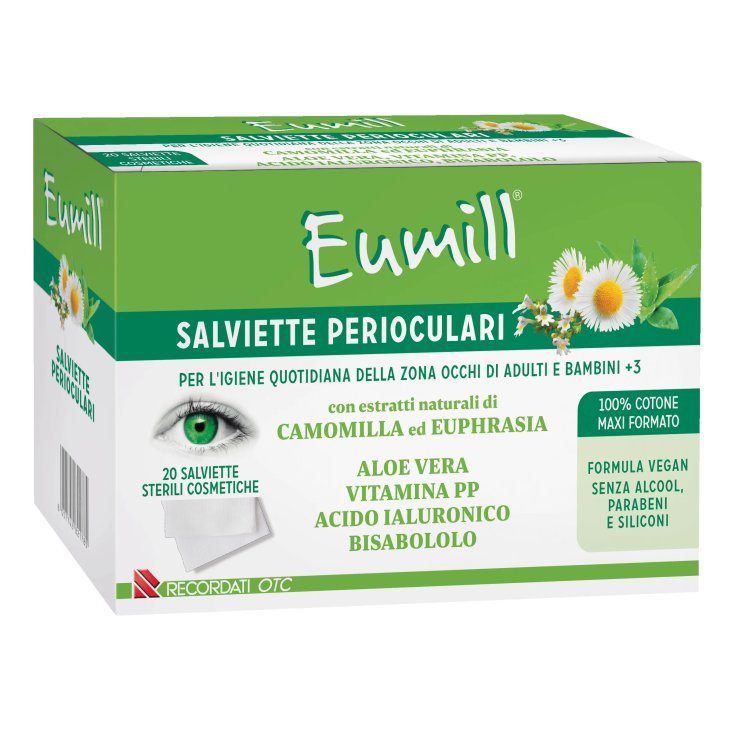 Eumill Salviette Perioculari 20 Pezzi